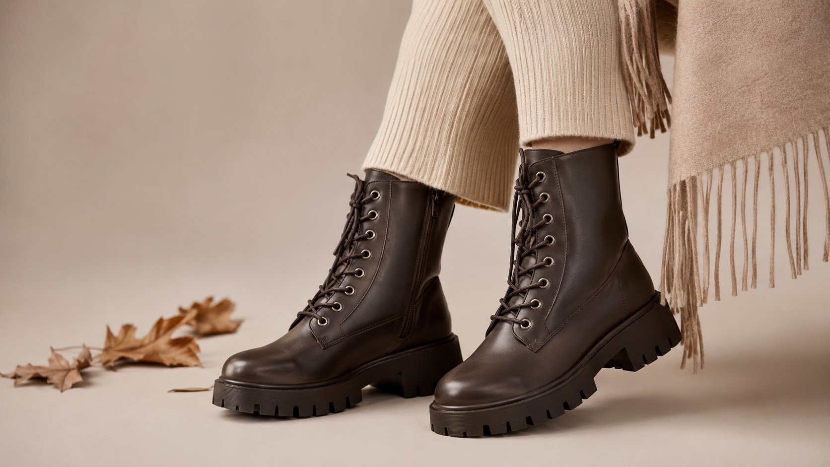 Lug-Sole Boots Chunky Traction